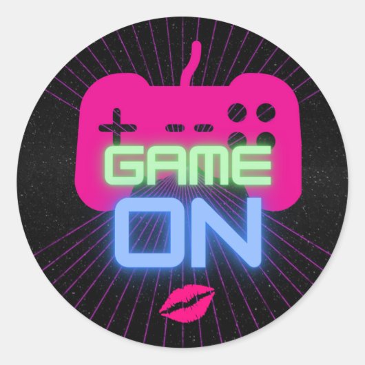 ゲーム開始！ ラウンドシール (正面)