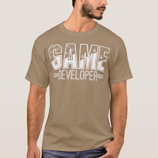 ゲーム開発者プログラマコーダゲームプレイ符号化gi tシャツ (正面)