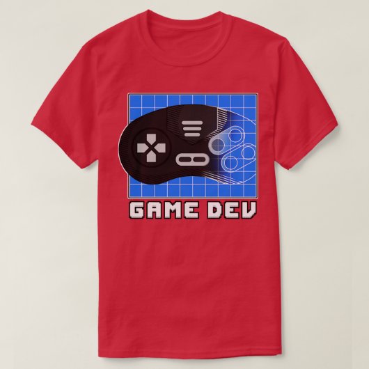 ゲーム開発 Tシャツ (デザイン正面)
