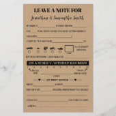 ゲーム離れカードを組み合わ結婚せ素朴るノート チラシ (正面)