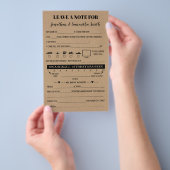 ゲーム離れカードを組み合わ結婚せ素朴るノート チラシ (ハンドル)