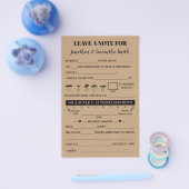 ゲーム離れカードを組み合わ結婚せ素朴るノート チラシ (シングル)