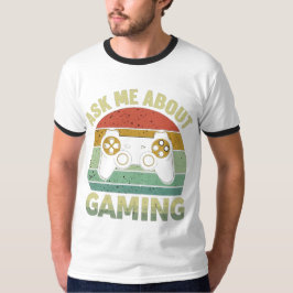 ゲーム頼について：おもしろいゲーマーデザイン Tシャツ