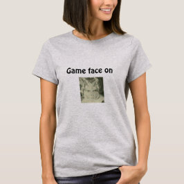 ゲーム顔引用文女子Tシャツ Tシャツ