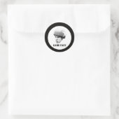 ゲーム顔- big.jpg ラウンドシール (バッグ)