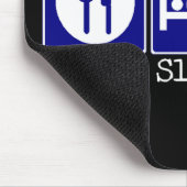 、ゲーム食べて下さい、眠らせて下さい マウスパッド (コーナー)