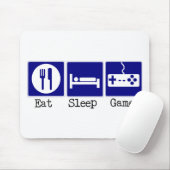 、ゲーム食べて下さい、眠らせて下さい マウスパッド (マウス)