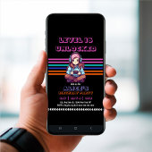 ゲーム10代のゲーマーガールガールビデオゲームプレーヤー誕生日 招待状