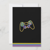 ゲーム10代のゲーマーボーイビデオゲームプレーヤー 招待状 (裏面)