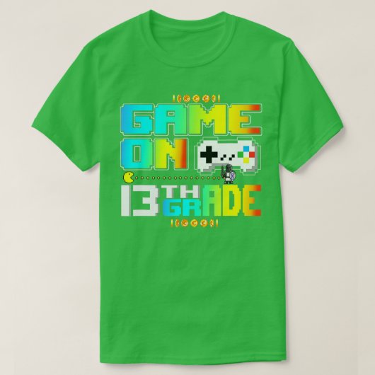 ゲーム13年生ゲームのビデオ新学期Bo Tシャツ (デザイン正面)