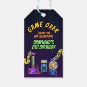 ゲーム&アーケードの誕生日お礼 ギフトタグ (正面)