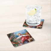 ゲーム・オブ・ラベル・フラゴナード スクエアペーパーコースター (インサイチュ)