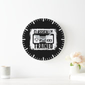 ゲーム – クラシカルに訓練されたおもしろい – ビデオゲーム ラージ壁時計 (ホーム)