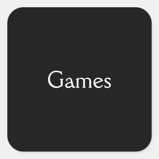 ゲーム スクエアシール (正面)