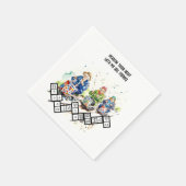 ゲーム スタンダードカクテルナプキン (角)