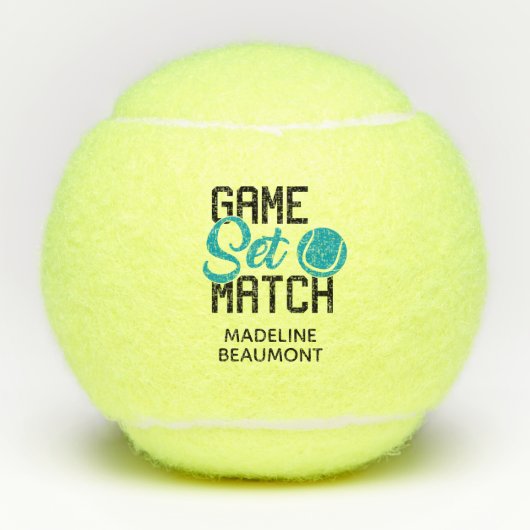 ゲーム セット マッチ テニスボール (正面)