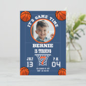 ゲーム タイム 誕生日 お祝い パーティー 招待状 (スタンド正面)