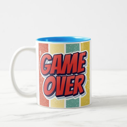 ゲーム ツートーンマグカップ (左)