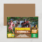 ゲーム テーマ 招待状 (正面/裏面)