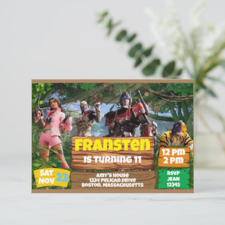 ゲーム テーマ 招待状