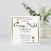 ゲーム·ナイト·金ゴールド·エース·オブ·ハート 招待状 (スタンド正面)
