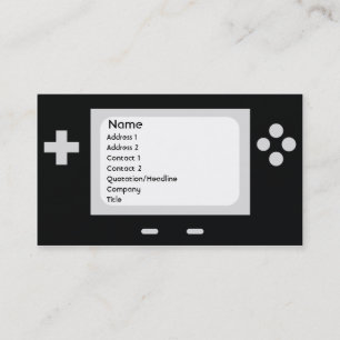 ゲーム-ビジネス 名刺