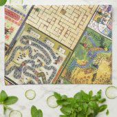 ゲーム! ボードゲーム キッチンタオル (折り畳み)