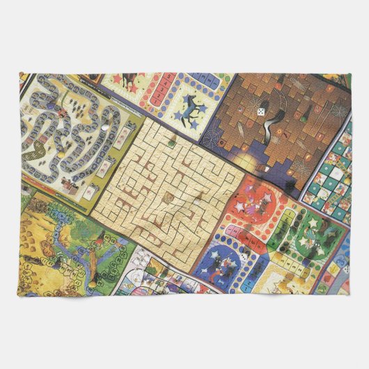 ゲーム! ボードゲーム キッチンタオル (横)