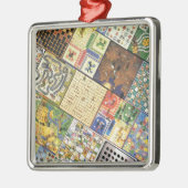 ゲーム!  ボードゲーム メタルオーナメント (左)