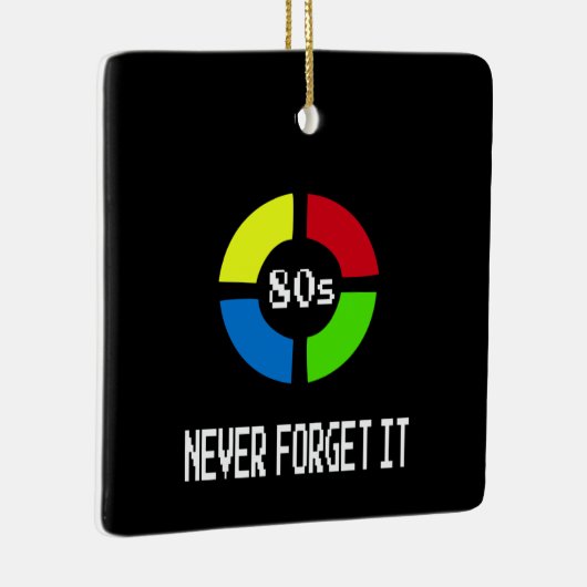 ゲーム – 忘れ 80のゲーマーガジェットを使用しない セラミックオーナメント (右)