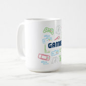 ゲーム！楽しいコントローラーマグ コーヒーマグカップ (正面左)