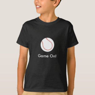 ゲーム! 野球のワイシャツ Tシャツ