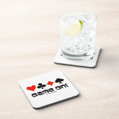 ゲーム! (4つのカードのスーツ) コースター (右側)