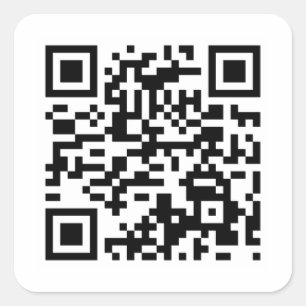 "ゲーム" QRコードステッカー スクエアシール