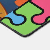 ゲームJigsawmanスーパーヒーロー/悪役?ジグソーパズル デスクマット (コーナー)