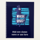 ゲームLlamaここで我々は少年のグラフィックティーンに着陸 プランナー手帳 (正面)