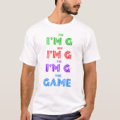 ゲームTシャツへのお尻 Tシャツ (正面)