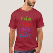 ゲームTシャツへのお尻 Tシャツ (正面)