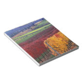 ゲーリングの濃い赤と黄色の紅葉 ノートパッド (アングル)
