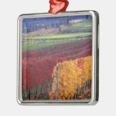 ゲーリングの赤と黄色の強い紅葉 メタルオーナメント (左)