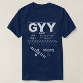 ゲーリー/国際的シカゴ空港GYY Tシャツ