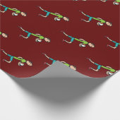 ゲール族のフットボール ラッピングペーパー (角)