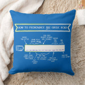 ゲール語の発音の仕方(スコット青) クッション (ブランケット)