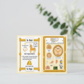 ゲール – 金ゴールドホルンユニコーンゲームカード ポストカード (スタンド正面)