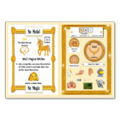 ゲール – 金ゴールドホルンユニコーン取引カード テーブルナンバー (裏面)