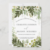 ゲーン離れズタイムズボタ結婚ニカル 招待状 (正面)