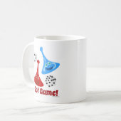 ゲー得ムおもしろいボーダーズテーブルトップことわざ コーヒーマグカップ (正面左)