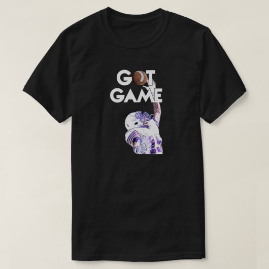 ゲー得ムサッカーTシャツ Tシャツ (デザイン正面)