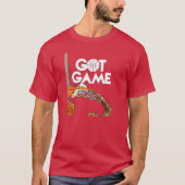 ゲー得ムバスケットボールTシャツ Tシャツ (正面)