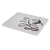 ゲー遊ム・ブル・テリア カッティングボード (角)